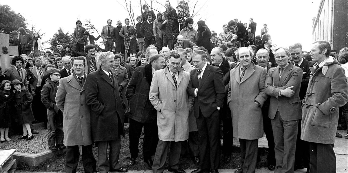 Christy Ring’s funeral on March 4, 1979. Ring, perhaps the greatest hurler ever, had died suddenly, aged 58. Christy Ring’s funeral on March 4, 1979. Ring, perhaps the greatest hurler ever, had died suddenly, aged 58.