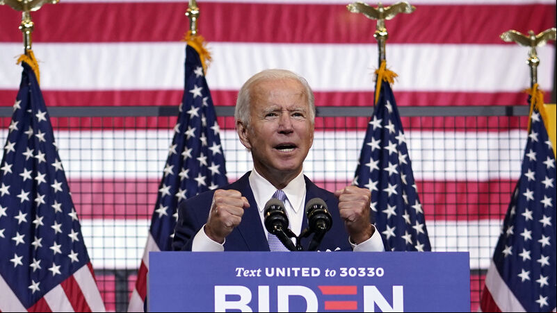 Joe Biden raises record-breaking £273m in August Joe Biden raises record-breaking £273m in August