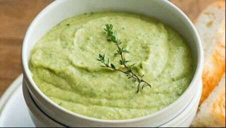Basil Hummus. Basil Hummus.