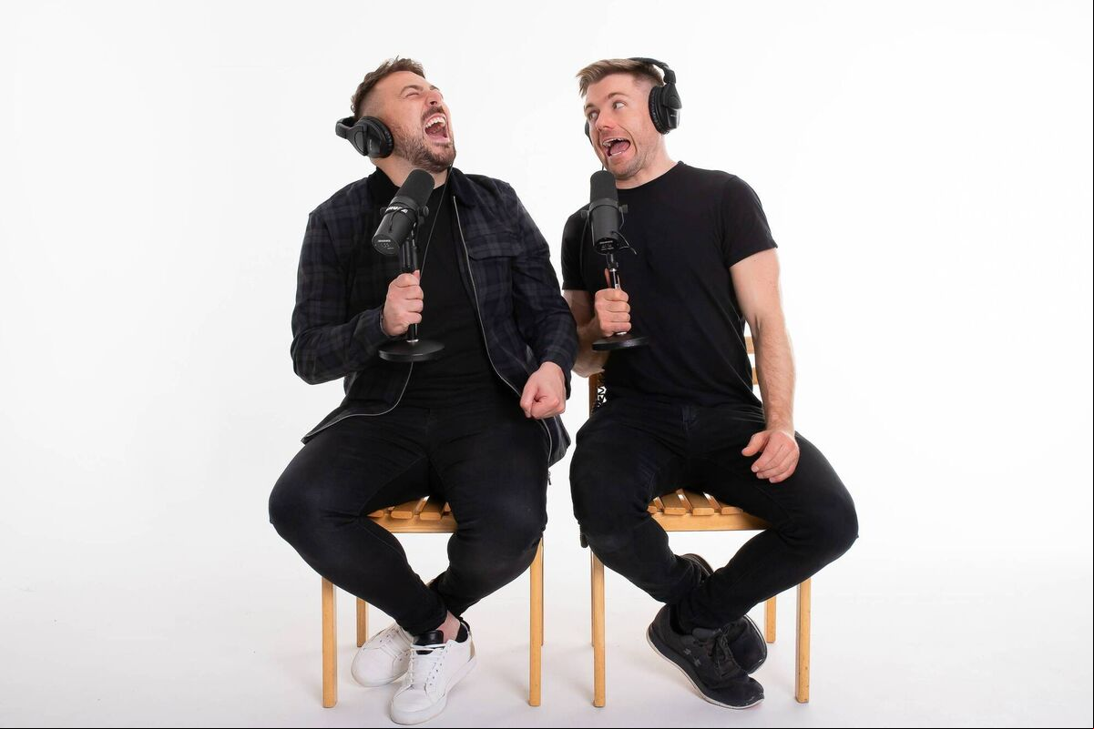 The 2 Johnnies bring their podcast to Live at the Marquee.