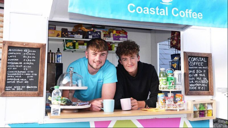 Coastal Coffee: Two TY teens set up shop at Myrtleville Beach Coastal Coffee: Two TY teens set up shop at Myrtleville Beach