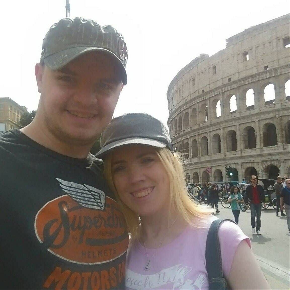 Lorna Roche and her boyfriend Stuart. Lorna Roche and her boyfriend Stuart.