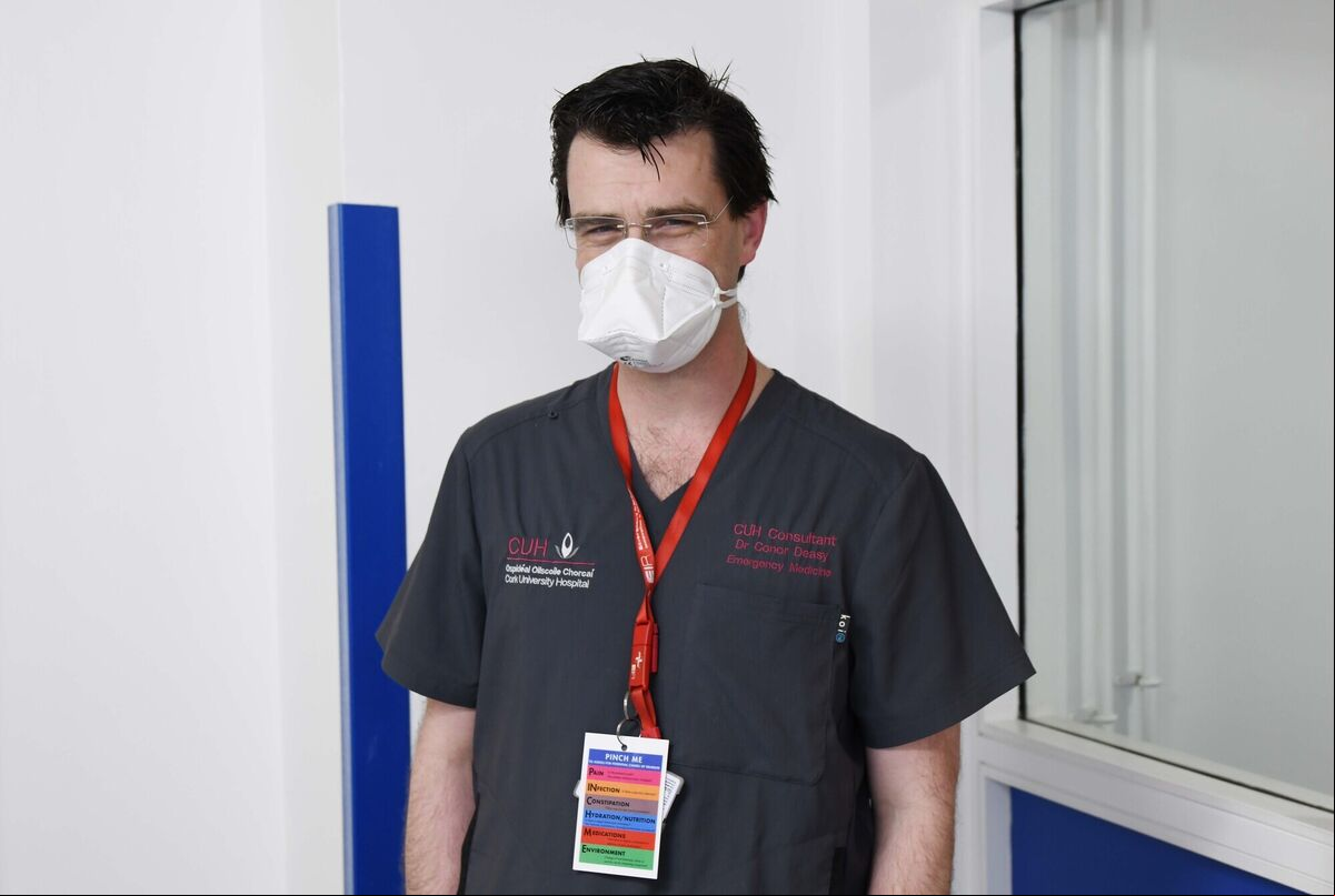 Professor Conor Deasy said that staff are doing their best to treat those who have a time-critical emergency. Picture: Denis Minihane. Professor Conor Deasy said that staff are doing their best to treat those who have a time-critical emergency. Picture: Denis Minihane.