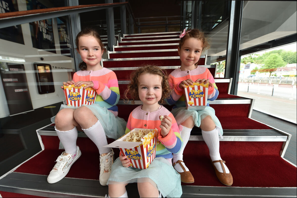 Sisters Joy, Faye and Siún Sexton, Bishopstown, on their way to see Peter Rabbit 2 at the Gate Cinema, North Main Street. Picture: Dan Linehan Sisters Joy, Faye and Siún Sexton, Bishopstown, on their way to see Peter Rabbit 2 at the Gate Cinema, North Main Street. Picture: Dan Linehan