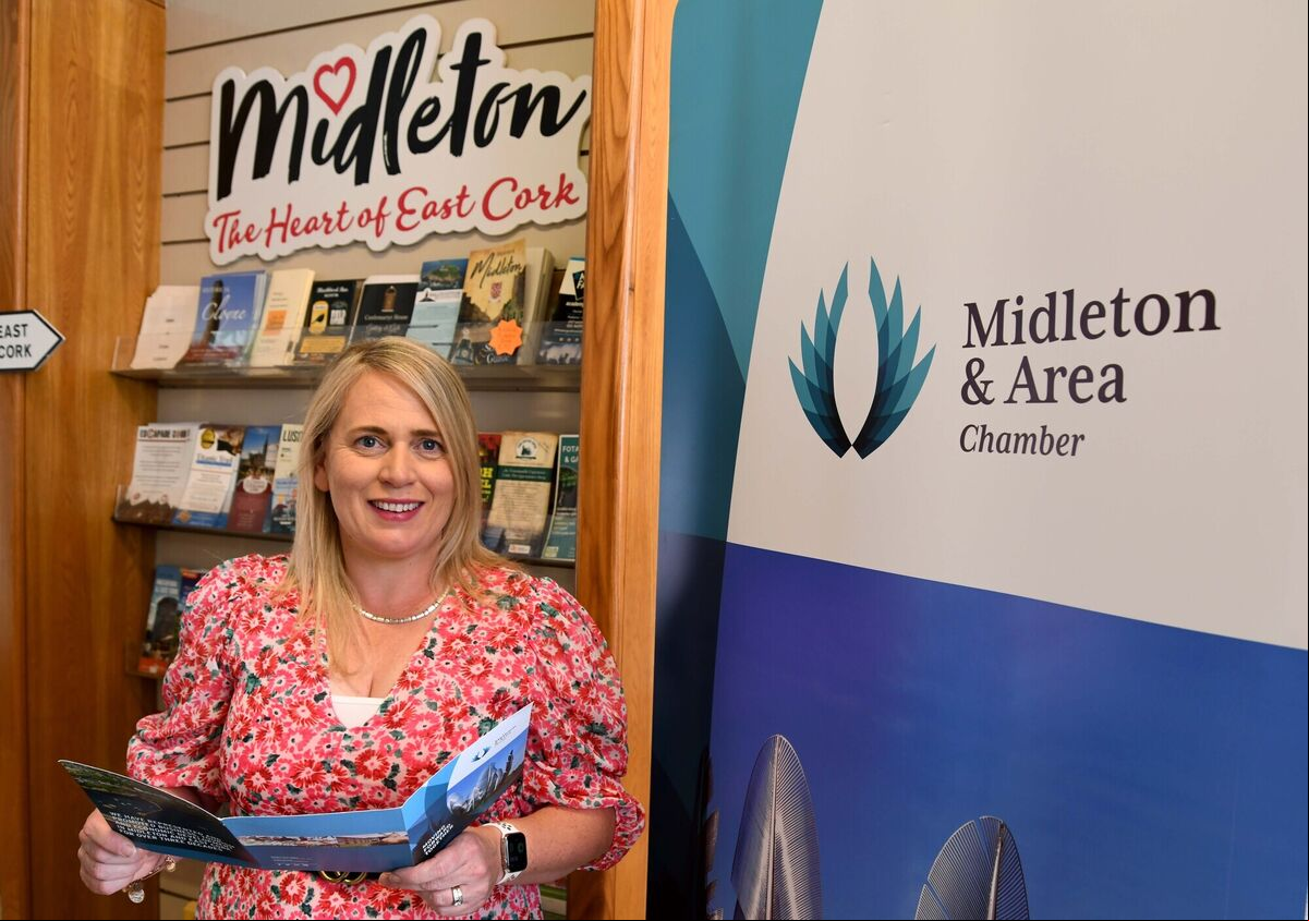 Colette Barry, business development manager, Midleton & Area Chamber, at Midleton Tourist Office, Co. Cork. Colette Barry, business development manager, Midleton & Area Chamber, at Midleton Tourist Office, Co. Cork.