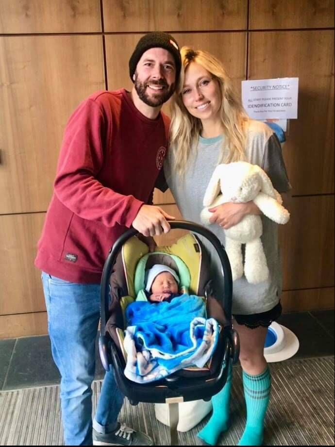 Cork model Serena Lee, her husband Andrew Jolly and their new baby Koa. Cork model Serena Lee, her husband Andrew Jolly and their new baby Koa.