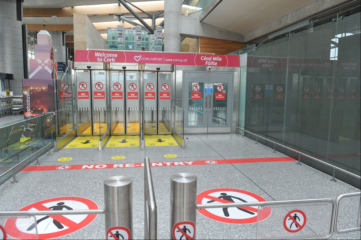 Cork Airport has witnessed a significant drop in traffic since the beginning of the pandemic. Pic; Larry Cummins.