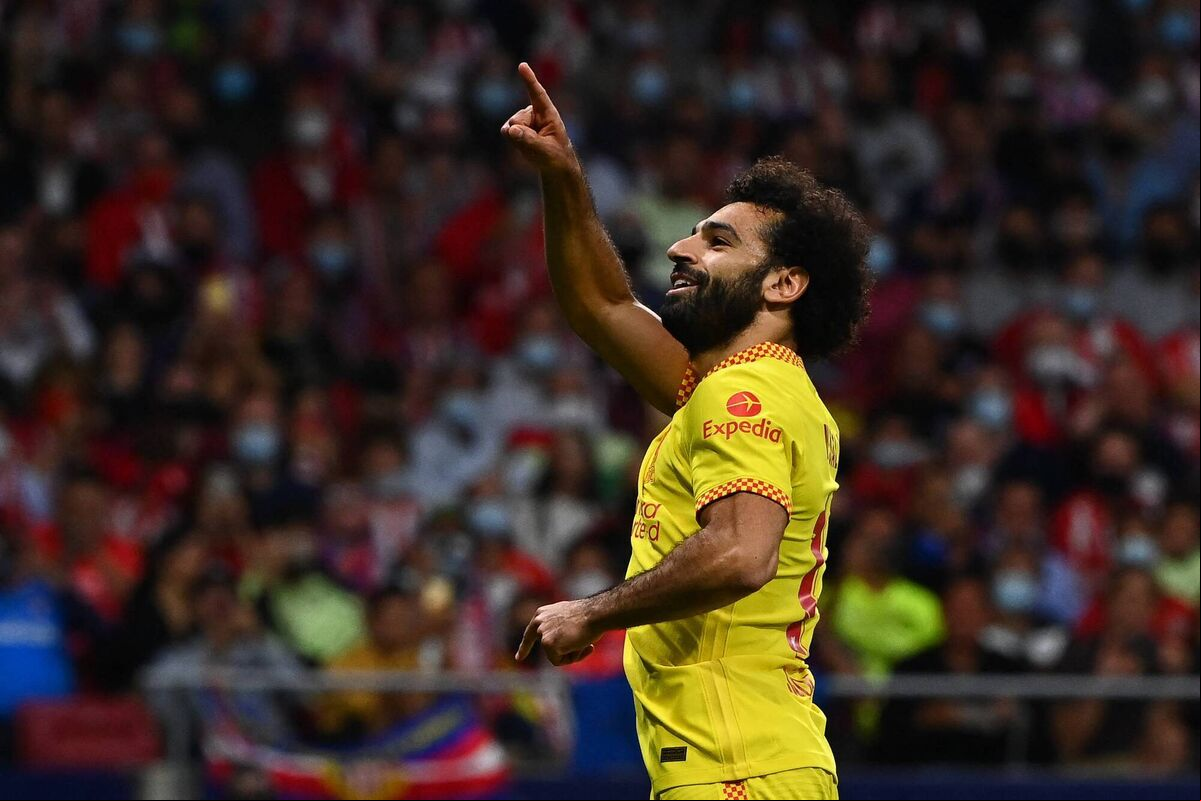Liverpool's Mohamed Salah celebrates after scoring. Picture: Getty Images Liverpool's Mohamed Salah celebrates after scoring. Picture: Getty Images