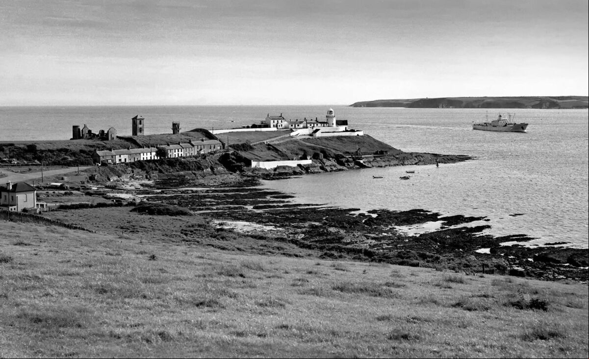 A view of Roches Point at the entrance to Cork Harbour, 1973. A view of Roches Point at the entrance to Cork Harbour, 1973.