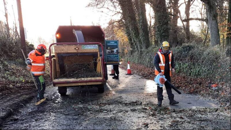 Major clean up operations underway in Cork following Storm Barra Major clean up operations underway in Cork following Storm Barra