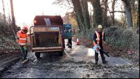 Major clean up operations underway in Cork following Storm Barra