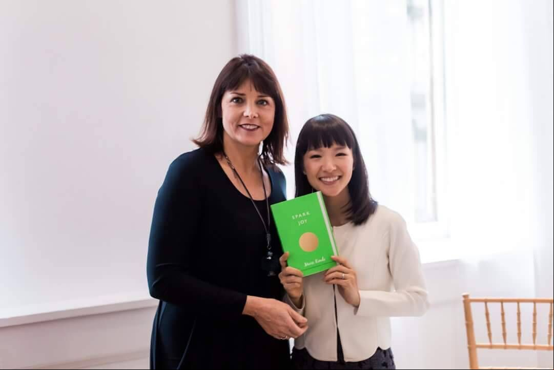 Vera Keohane with mentor, the world'renowned Marie Kondo. Vera Keohane with mentor, the world'renowned Marie Kondo.