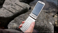 A 'flip phone', also known as a 'feature phone'.. Image shot 2015. Exact date unknown.