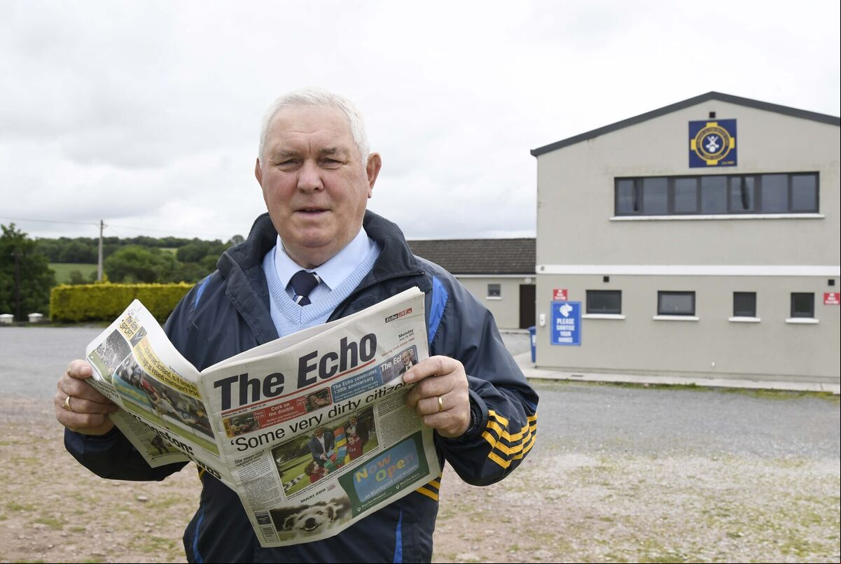 John Joe O'Regan with The Echo at Lisgoold GAA Club, Co. Cork. Picture Denis Minihane. John Joe O'Regan with The Echo at Lisgoold GAA Club, Co. Cork. Picture Denis Minihane.
