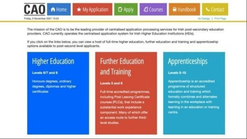 CAO change of mind closes following end of Leaving Cert exams CAO change of mind closes following end of Leaving Cert exams