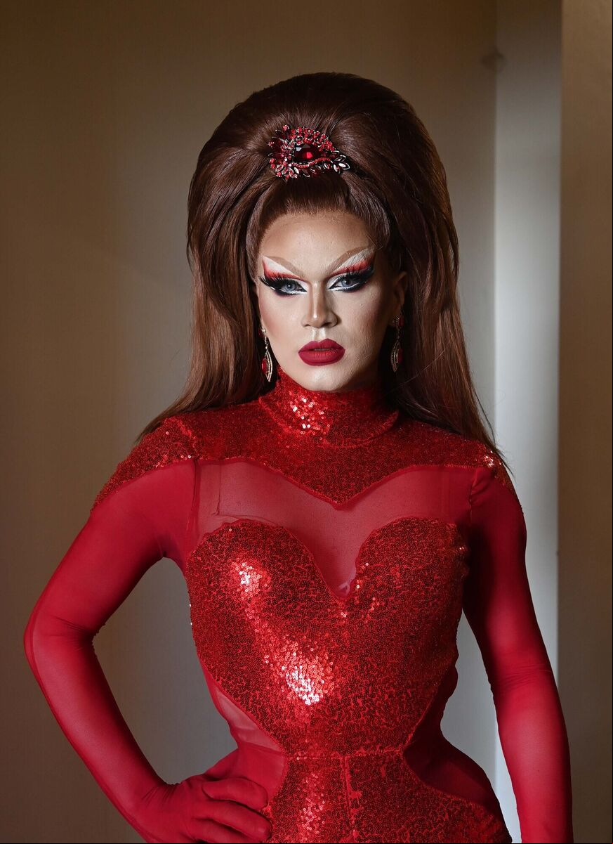 Mia Gold at the Drag School with Mia Gold Drag-uation at the Gay Project, Sawmill Street, Cork. Picture Denis Minihane. Mia Gold at the Drag School with Mia Gold Drag-uation at the Gay Project, Sawmill Street, Cork. Picture Denis Minihane.