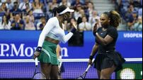Serena and Venus Williams defeated in first round of grand slam doubles