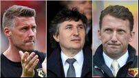 Watford’s turbulent managerial history under the Pozzo family’s ownership