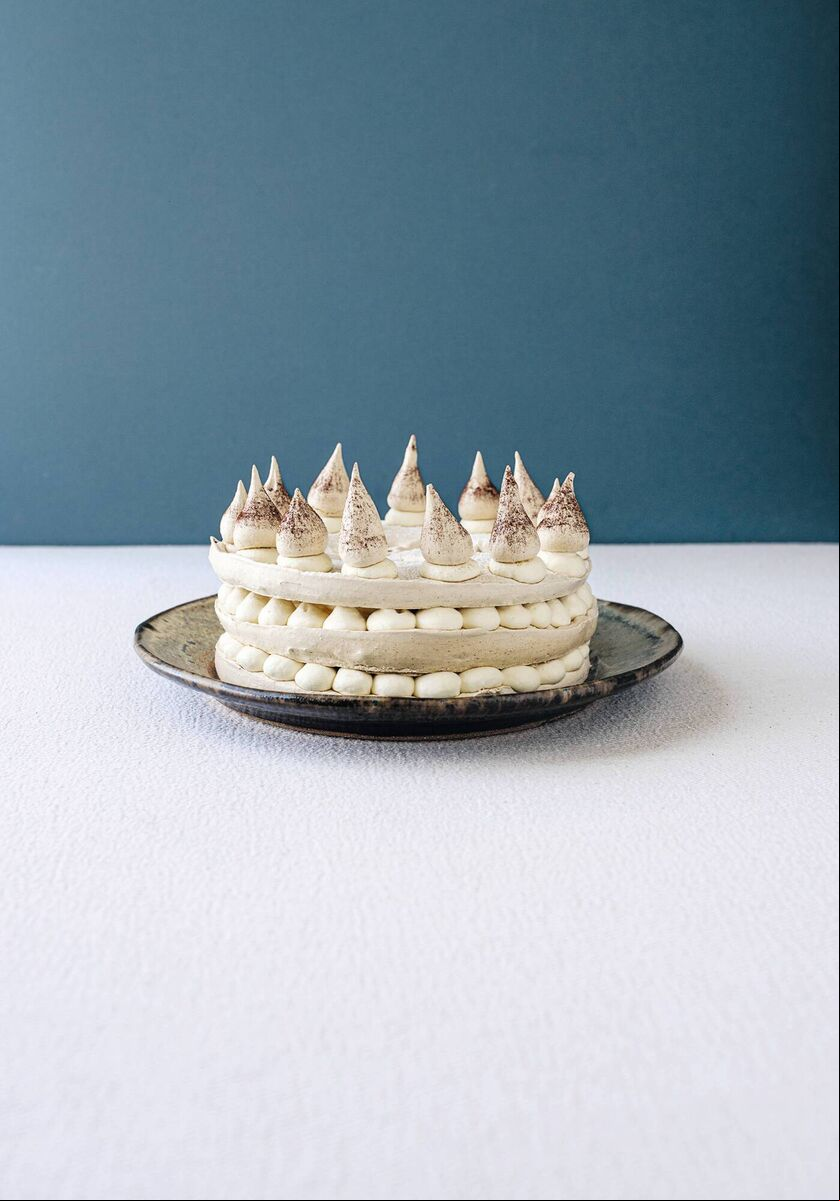 Irish Coffee Meringue Gâteau from Ballymaloe Desserts by JR Ryall. Picture: Cliodhna Prendergast Irish Coffee Meringue Gâteau from Ballymaloe Desserts by JR Ryall. Picture: Cliodhna Prendergast