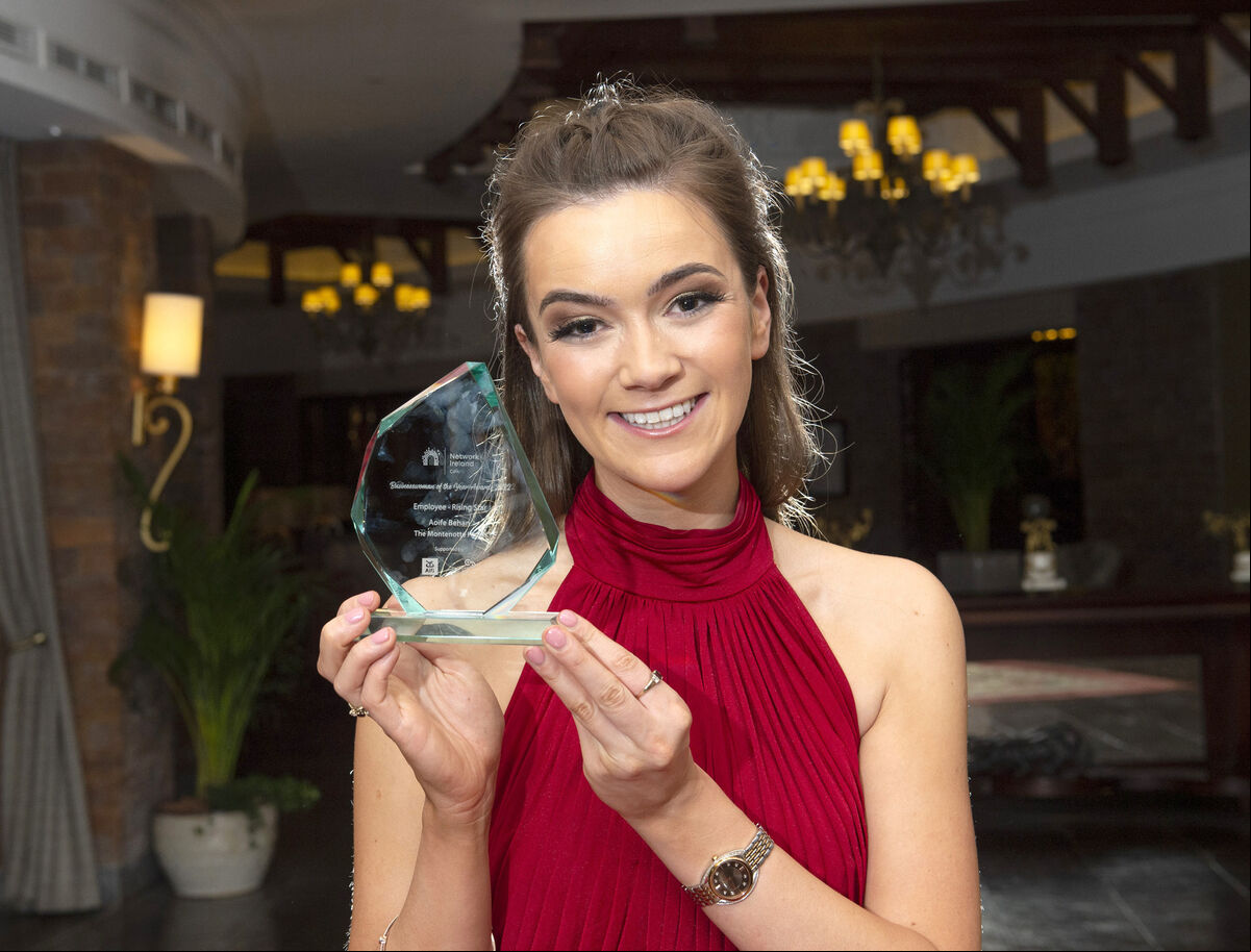 Aoife Behan- The Montenotte Hotel a member of Network Cork who won a national awards at the Network Ireland Women in Business awards. Picture: Gerard McCarthy Aoife Behan- The Montenotte Hotel a member of Network Cork who won a national awards at the Network Ireland Women in Business awards. Picture: Gerard McCarthy