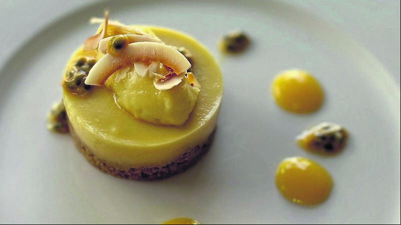 Recipe: Vegan Tropical Fruit Custard with Mango Curd Recipe: Vegan Tropical Fruit Custard with Mango Curd