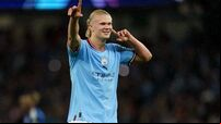 Pep Guardiola hails Erling Haaland’s ‘incredible instinct’ in front of goal