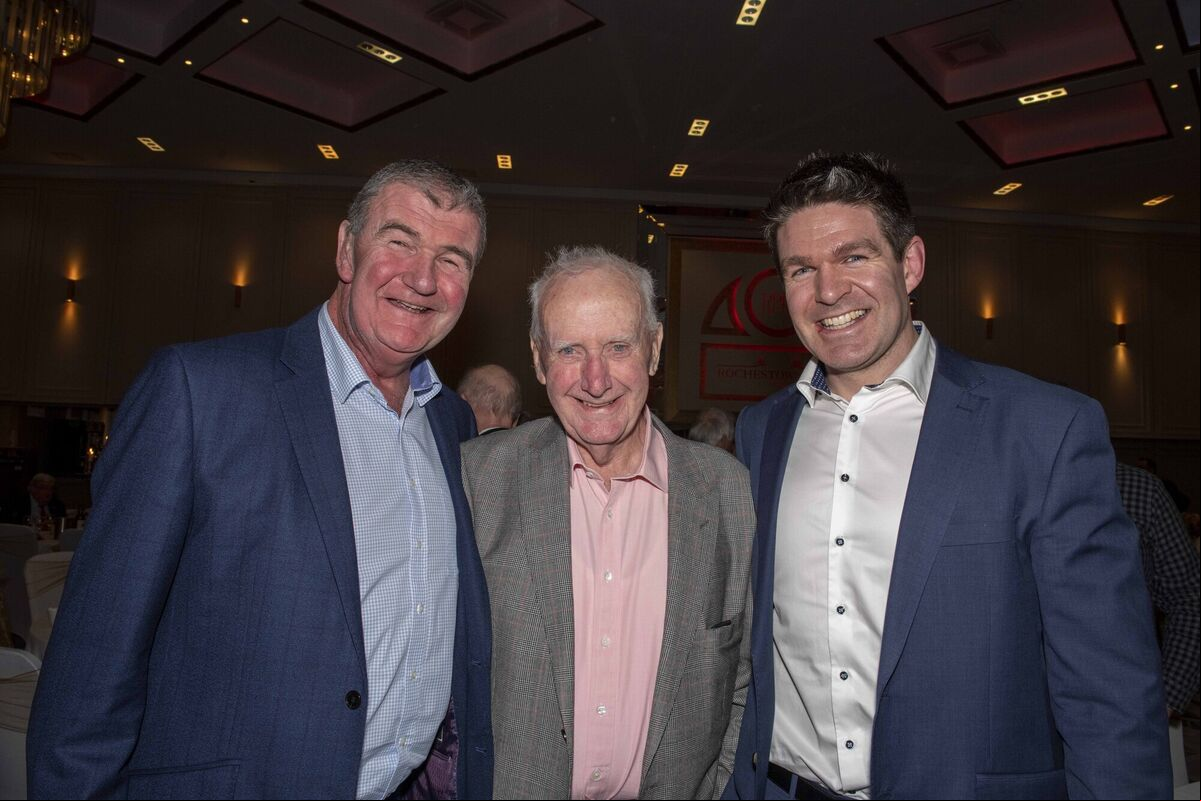 From left: Jerry Holland, Tom McCarthy and Billy Holland at the Cork Person of the Year Awards ceremony which took place at the Rochestown Park Hotel. Pic: Brian Lougheed From left: Jerry Holland, Tom McCarthy and Billy Holland at the Cork Person of the Year Awards ceremony which took place at the Rochestown Park Hotel. Pic: Brian Lougheed