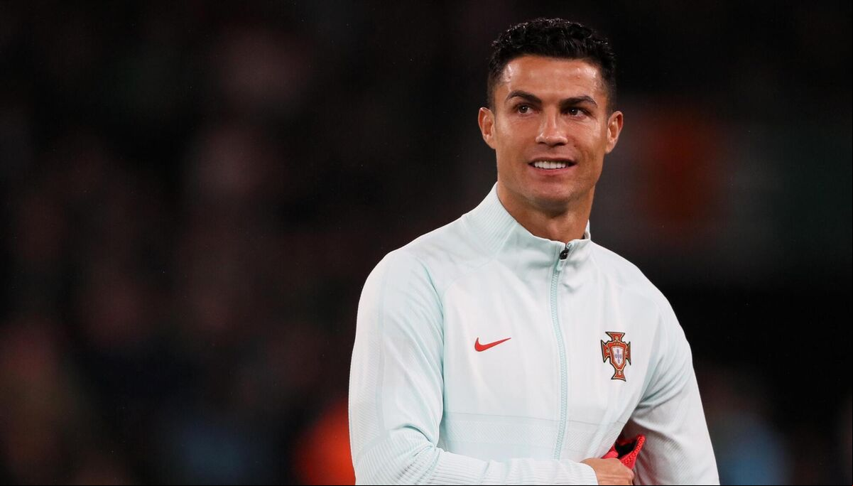 Portugal's Cristiano Ronaldo before the FIFA World Cup Qualifying match at the Aviva Stadium, Dublin back 2021. Portugal's Cristiano Ronaldo before the FIFA World Cup Qualifying match at the Aviva Stadium, Dublin back 2021.