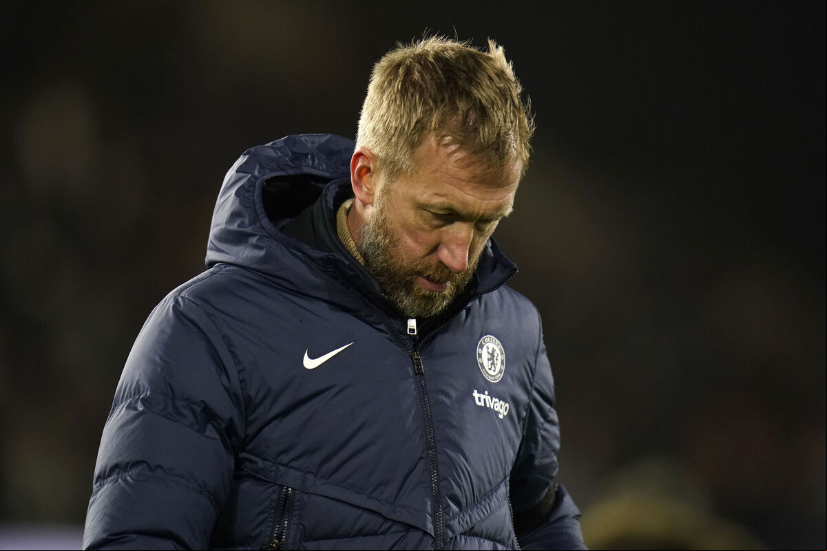 Chelsea manager Graham Potter walks off after the Premier League defeat to Fulham at Craven Cottage, London. Picture: Andrew Matthews/PA Wire Chelsea manager Graham Potter walks off after the Premier League defeat to Fulham at Craven Cottage, London. Picture: Andrew Matthews/PA Wire
