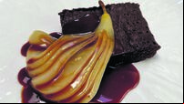 Recipe: A brownie and pear treat