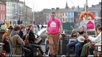 Pictures: Trad session at popular Cork café celebrates St Brigid