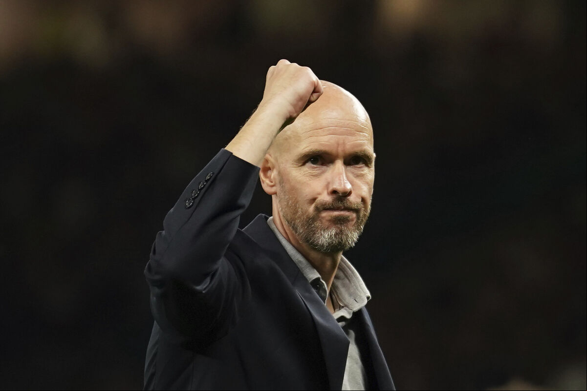 Manchester United's head coach Erik ten Hag celebrates at the end of the English Premier League match against Liverpool at Old Trafford stadium, in Manchester back in August Picture: AP Photo/Dave Thompson Manchester United's head coach Erik ten Hag celebrates at the end of the English Premier League match against Liverpool at Old Trafford stadium, in Manchester back in August Picture: AP Photo/Dave Thompson