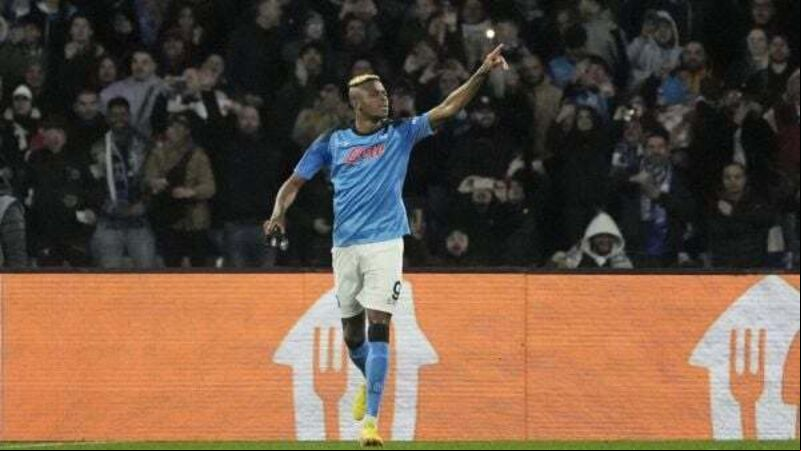 Osimhen brace eases impressive Napoli into Champions League last-eight Osimhen brace eases impressive Napoli into Champions League last-eight