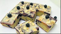 Recipe: Almond & Blueberry Butter Cake with Lemon White Icing