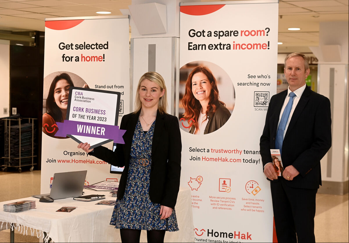 Denise Bradshaw and Pat Drinan of HomeHak at the 'pop-up stall' in Wilton Shopping Centre, Cork. Pic: Larry Cummins Denise Bradshaw and Pat Drinan of HomeHak at the 'pop-up stall' in Wilton Shopping Centre, Cork. Pic: Larry Cummins