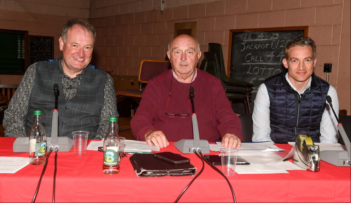 Blackpool Traders Group officers, Jeremy Buckley, pro, Mick Moriarty, chairman and Tadhg O'Leary, secretary, on duty at the gathering of Blackpool traders to discuss future plans for Blackpool, at Glen Rovers Hurling Club. Picture: David Keane. Blackpool Traders Group officers, Jeremy Buckley, pro, Mick Moriarty, chairman and Tadhg O'Leary, secretary, on duty at the gathering of Blackpool traders to discuss future plans for Blackpool, at Glen Rovers Hurling Club. Picture: David Keane.