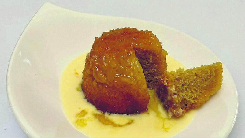 Recipe: Baked Golden Syrup and Lemon Puddings with Brandy Recipe: Baked Golden Syrup and Lemon Puddings with Brandy