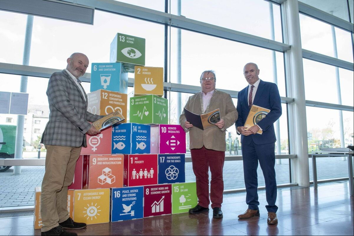 Mayor of the County of Cork, Cllr Danny Collins, Chief Executive of Cork County Council, Tim Lucey and Cork County Council’s Director of Services for Environment Louis Duffy have launched the public consultation on a new Climate Action Plan for Cork County. The Council is asking for public engagement in formulating a strategy to help mitigate against the risks posed to County Cork by climate change. Picture: Brian Lougheed Mayor of the County of Cork, Cllr Danny Collins, Chief Executive of Cork County Council, Tim Lucey and Cork County Council’s Director of Services for Environment Louis Duffy have launched the public consultation on a new Climate Action Plan for Cork County. The Council is asking for public engagement in formulating a strategy to help mitigate against the risks posed to County Cork by climate change. Picture: Brian Lougheed