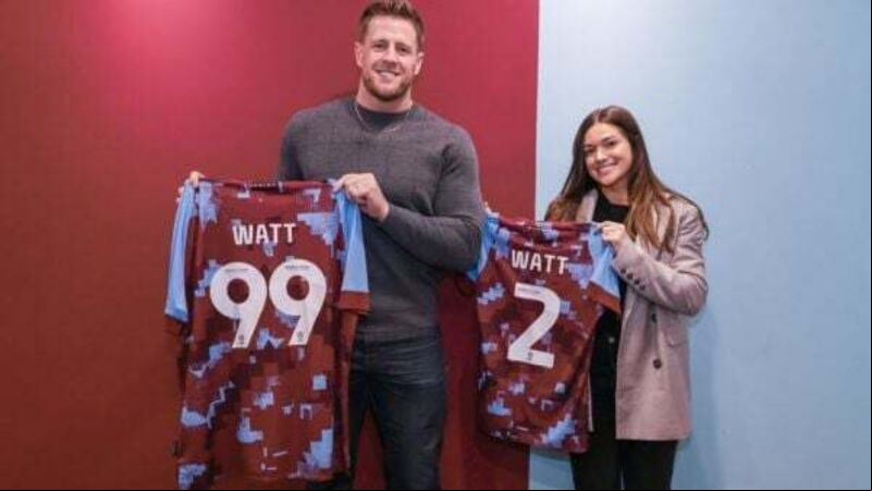 Former NFL star JJ Watt and ex-USA forward Kealia Watt invest in Burnley Former NFL star JJ Watt and ex-USA forward Kealia Watt invest in Burnley