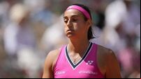 Home favourite Caroline Garcia suffers shock second-round exit at Roland Garros
