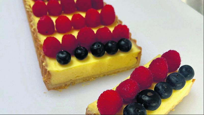 Recipe: Lemon and Blueberry Flan Recipe: Lemon and Blueberry Flan