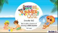 KidzZone's Big Summer Quiz (Under 8s): Prize up for grabs