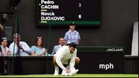 Novak Djokovic eases to opening Wimbledon win after farcical delay