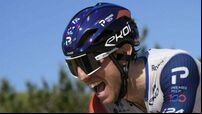 Michael Woods wins first Tour stage as Tadej Pogacar trims Jonas Vingegaard lead