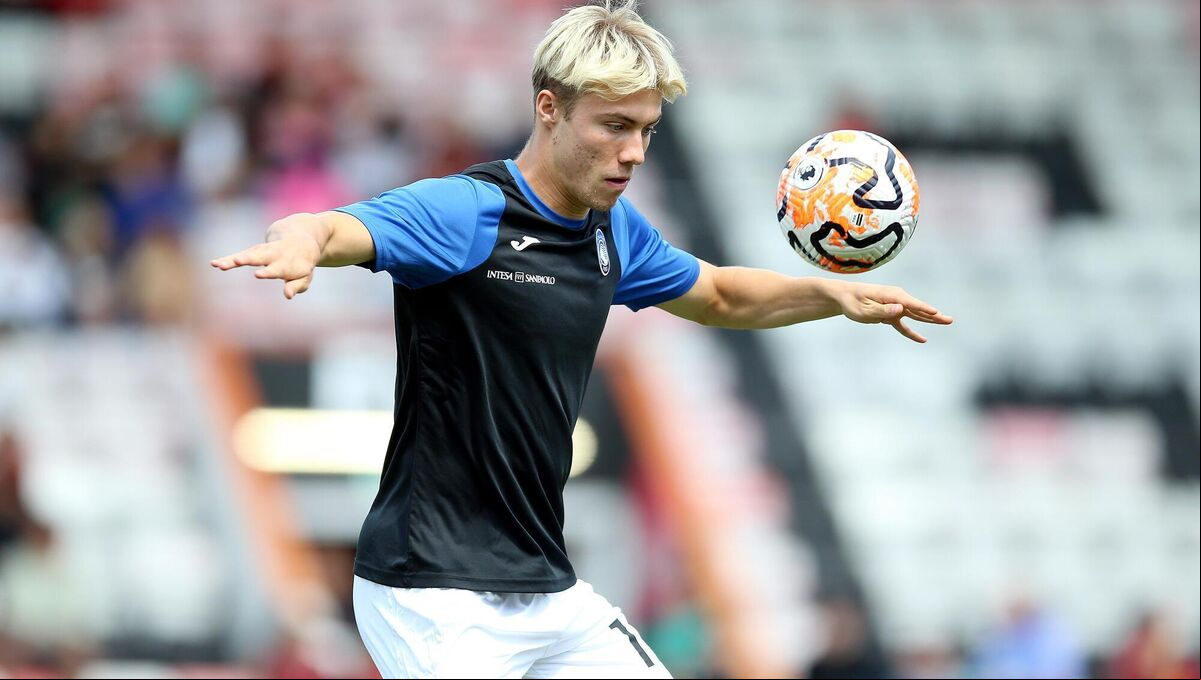 Atalanta's Rasmus Hojlund during a pre-season friendly match at the Vitality Stadium, Bournemouth, prior to his move to Man United. Atalanta's Rasmus Hojlund during a pre-season friendly match at the Vitality Stadium, Bournemouth, prior to his move to Man United.