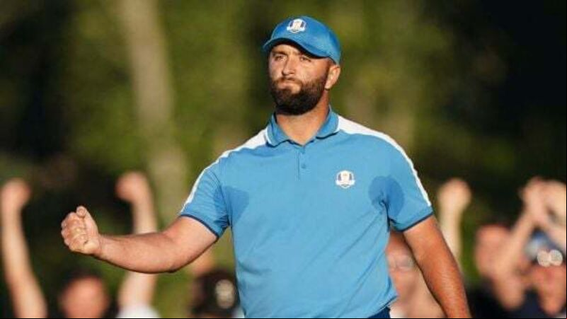 Jon Rahm and Tyrrell Hatton claim first point as Europe dominate USA in Rome Jon Rahm and Tyrrell Hatton claim first point as Europe dominate USA in Rome
