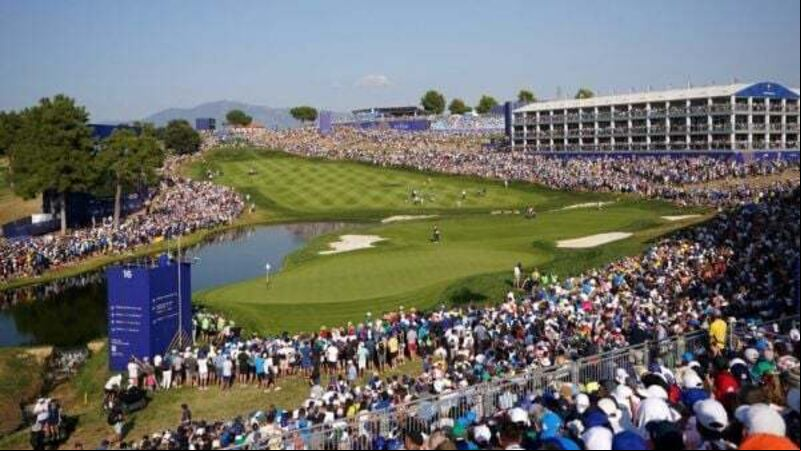 Fire breaks out at Ryder Cup venue Fire breaks out at Ryder Cup venue