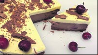 Recipe: Baked Chocolate &amp; Cherry Cheesecake