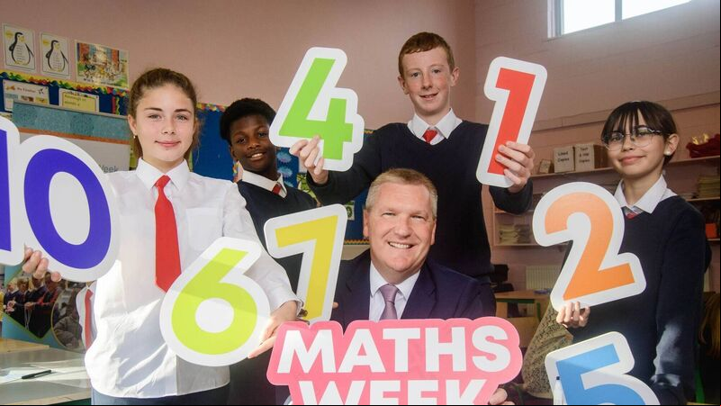 Finance Minister visits Carrigaline school to chat about maths and Budget 2024 with students Finance Minister visits Carrigaline school to chat about maths and Budget 2024 with students