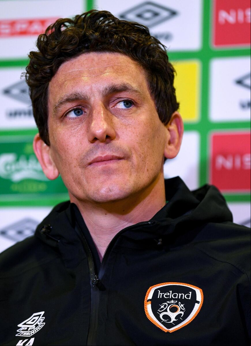 Irish coach Keith Andrews. Picture: Eóin Noonan/Sportsfile Irish coach Keith Andrews. Picture: Eóin Noonan/Sportsfile